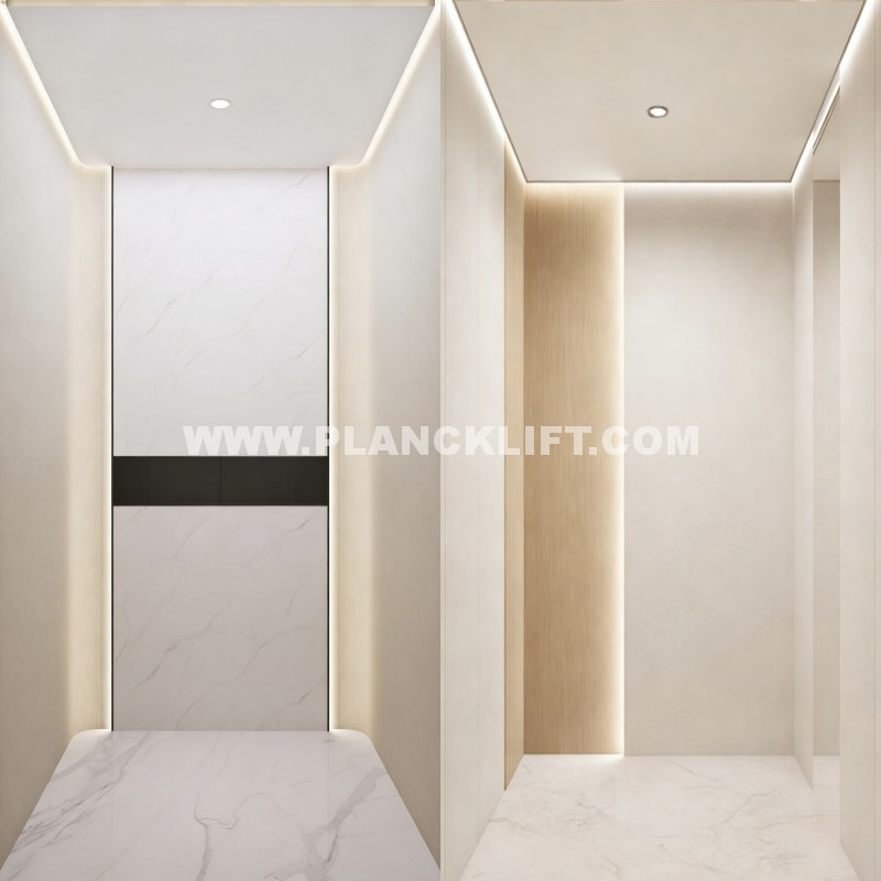 High-End Villa Lift with Gearless Traction for Contemporary Homes