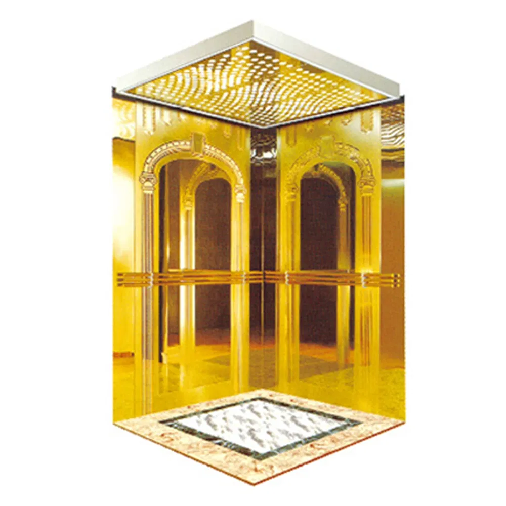 Shock-Resistant Energy Saving Hqa-255 Popular Design Passenger Elevator for Hospitals