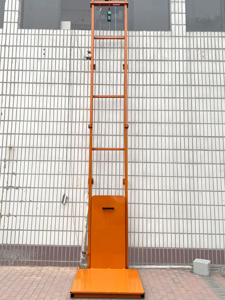 2m-15m Electric Elevator Lift Platform for Person Freight Small Material Cargo Lift Warehouse Household