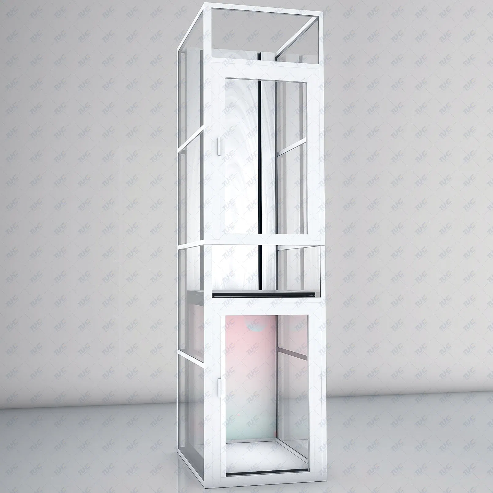 Vertical Disable Elderly House Lift Platform Hydraulic Handicap Home Villa Wheelchair Residential Passenger Observation Glass Sightseeing Elevator