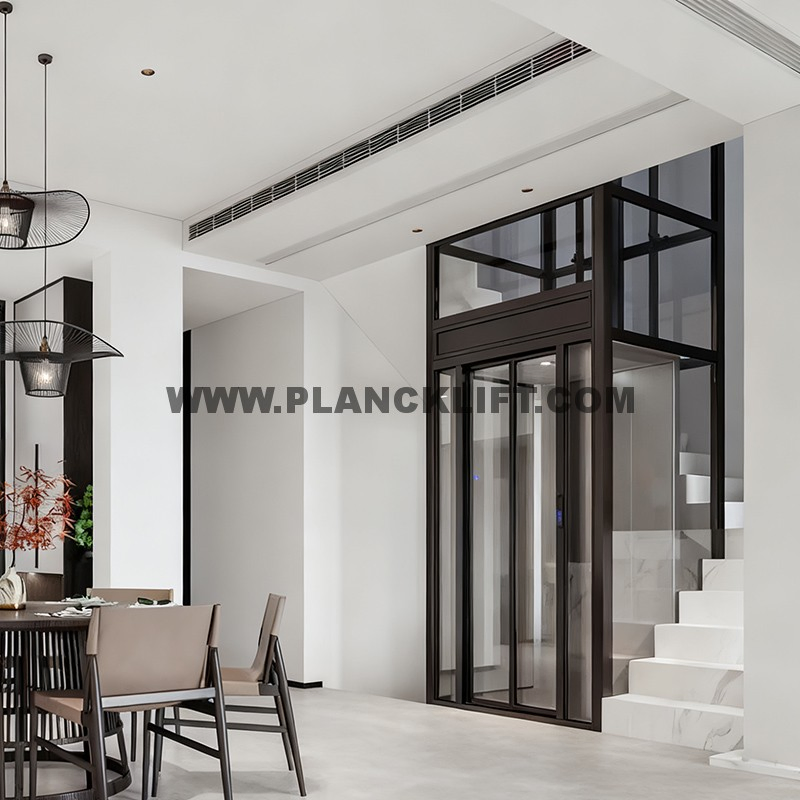 Modern Villas Lift Featuring Gearless Traction for Enhanced Comfort