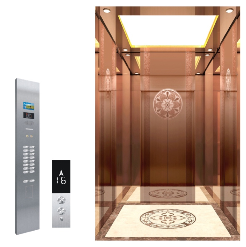 Machine Roomless Residential Traction Lift Passenger Elevator for Apartments/Hotel/Resorts