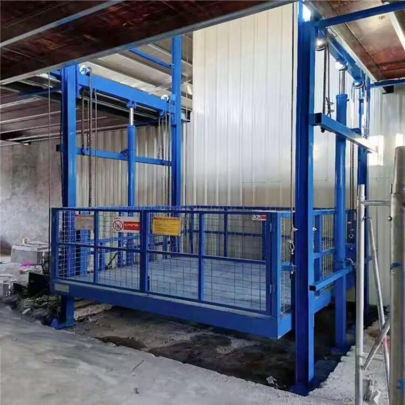 CE Customized Industrial Vertical Warehouse Wall Mounted Cargo Lift Platform Elevator E