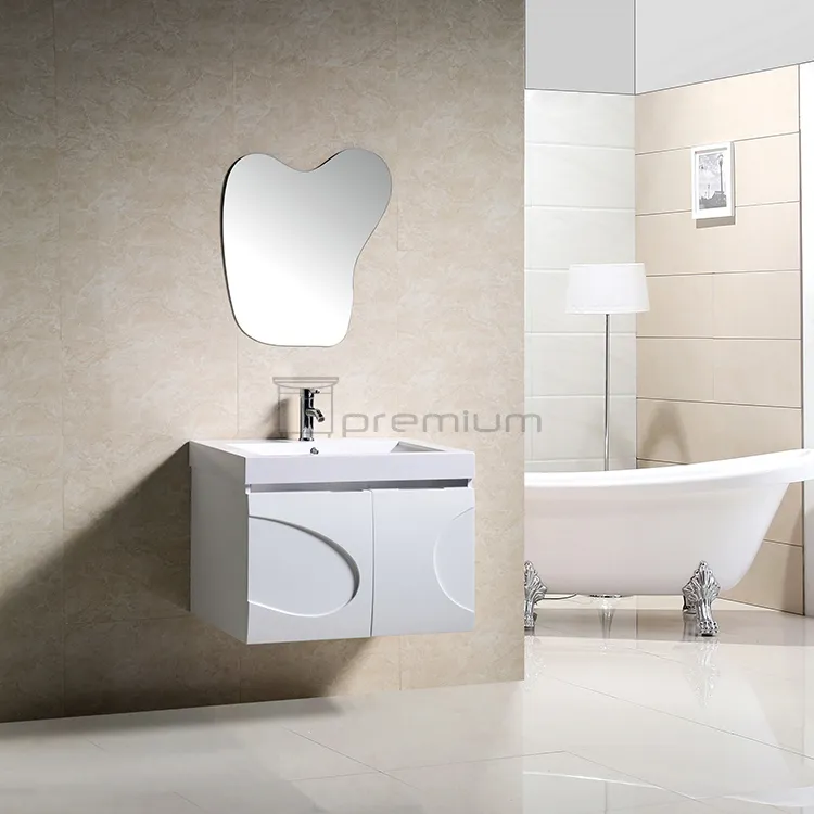 Modern PVC White Bathroom Vanity Similar Design 1