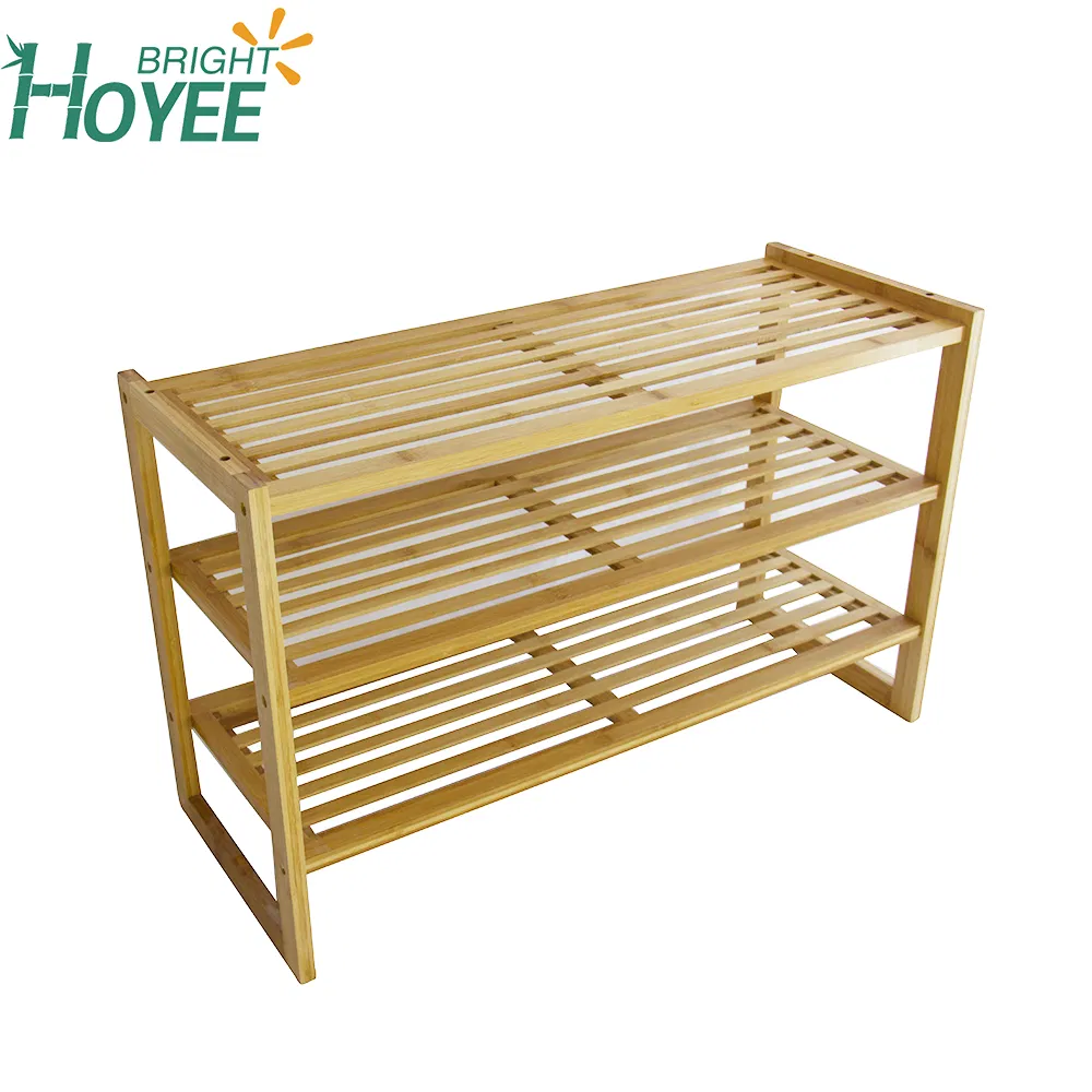 Bamboo Shoe Rack View 1