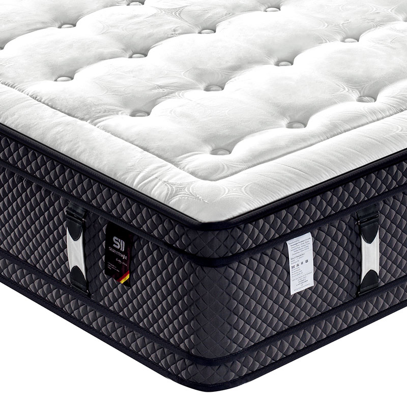 Shenzhen Memory Mattress Dr802 Sweetnight Hybrid 40cm 16 Inch Height Natural Latex Pocket Coil Spring Mattress