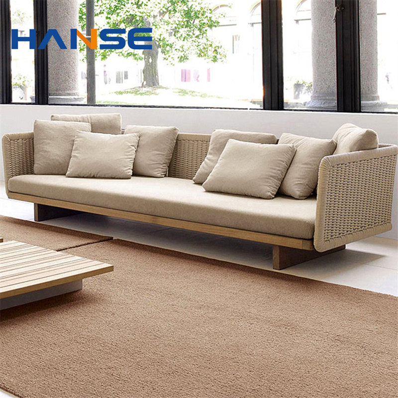 Hotel Home Resort Patio Garden Outdoor Furniture Rattan Wicker Leisure Sofa Set