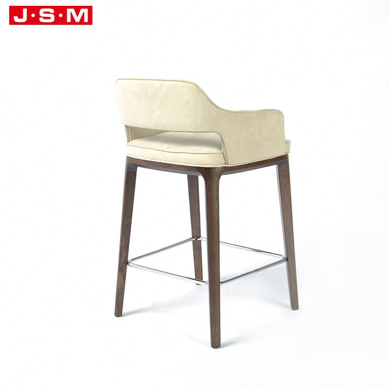 Modern Hotels Furniture Gamer Wooden Velvet Home Singer Snack Chair Bar Stool