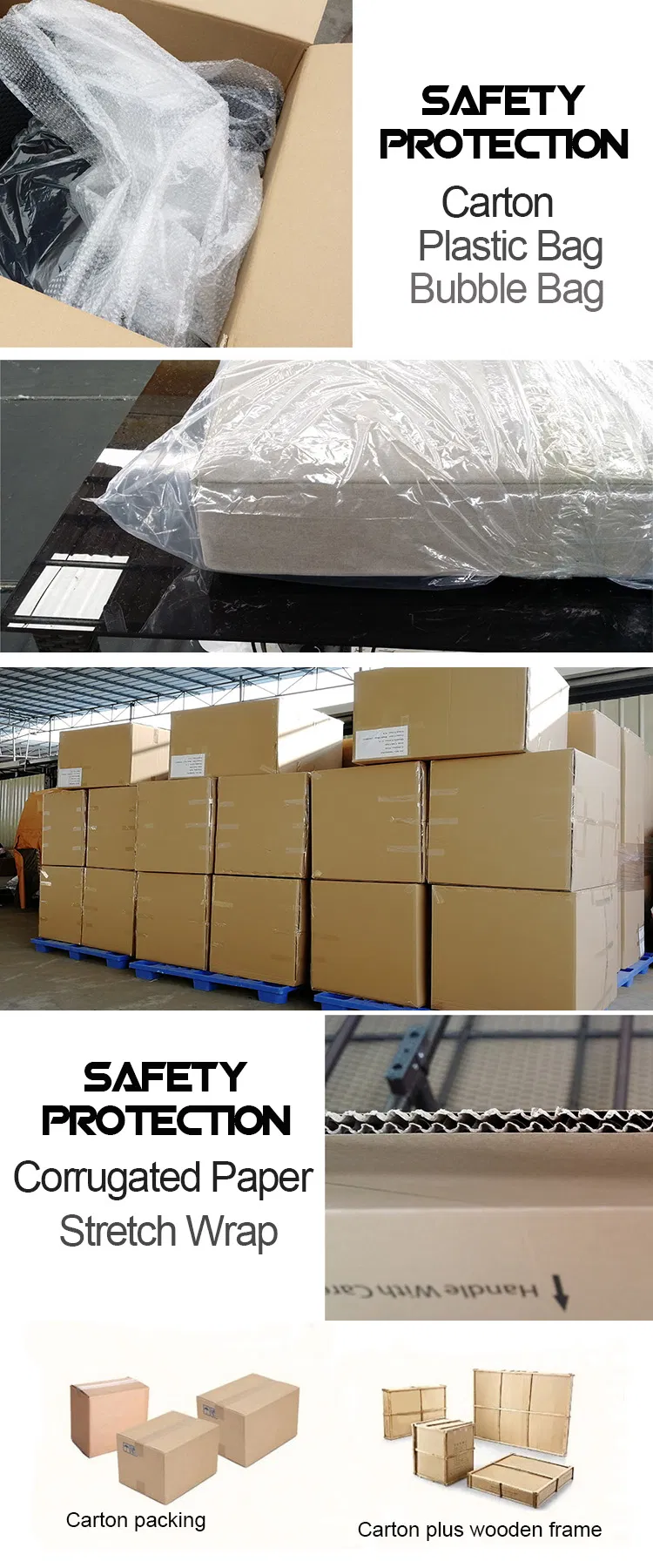 Export furniture heavy-duty secure packaging workflow