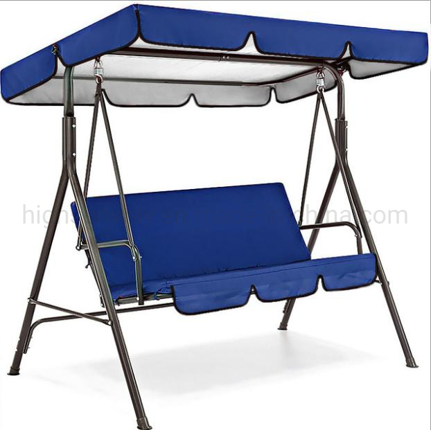 Outdoor Modern Outdoor Furniture of Garden Patio 3 Seater Leisure Swing Chair with Canopy