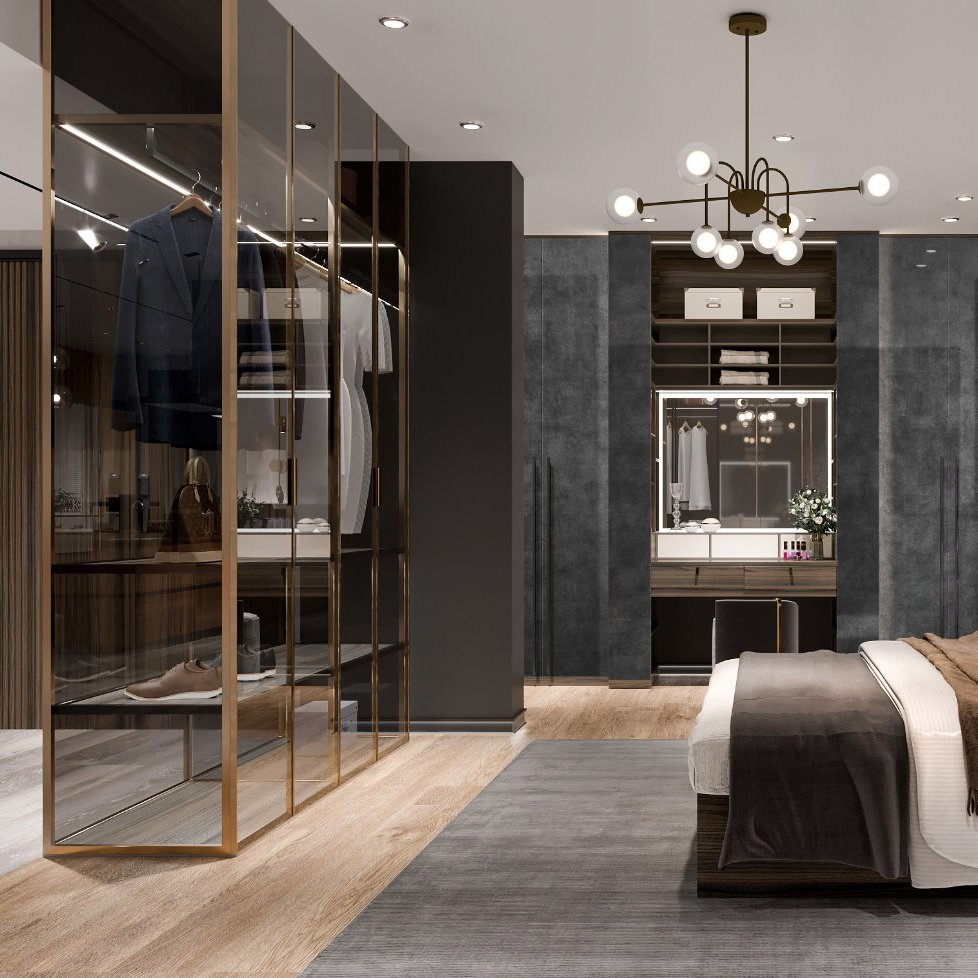 Italian Minimalist High-End Luxury Matte Paint Particleboard Wooden Kitchen Livingroom Wood Morden Home Furniture