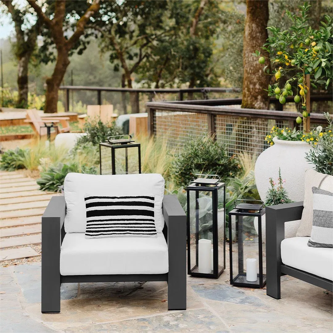Aluminum Garden Couch Patio Courtyard Lounge Leisure Sofa Outdoor Furniture