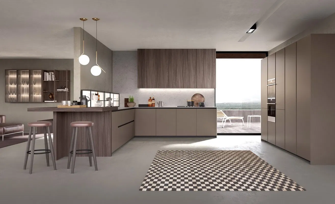 New Style Modern Custom Cabinet Kitchen Wooden Furniture From China Factory