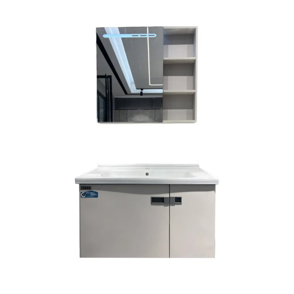 Sk-601 Deformation Resistant High Storage Capacity Wall-Mounted Floating Bathroom Vanity