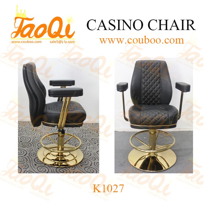 Las Veges Factory Price Cheap Good Quality Swivel Bar Chair Poker Chair Slot Seating Gaming Bar Stool Baccarat Casino Chair