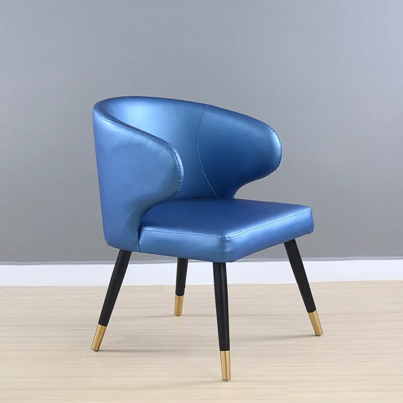 Blue Leather Seat Booth