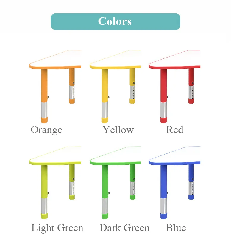 Plastic Kids Desk Nursery School Tables and Chairs Daycare Preschool Furniture