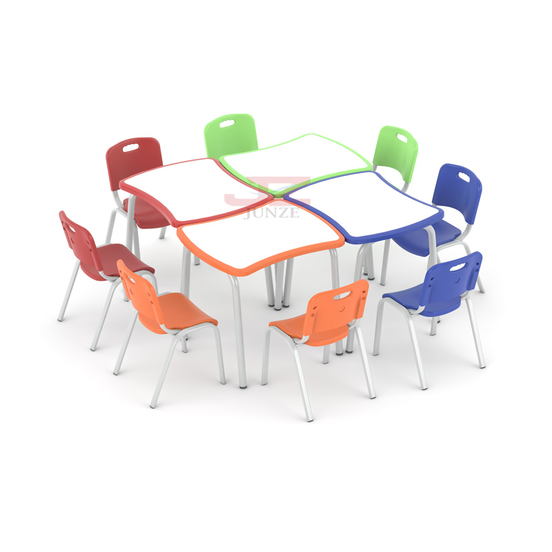 Colorful Kids Furniture Desk Chair Set Nursery School Children Table and Chair