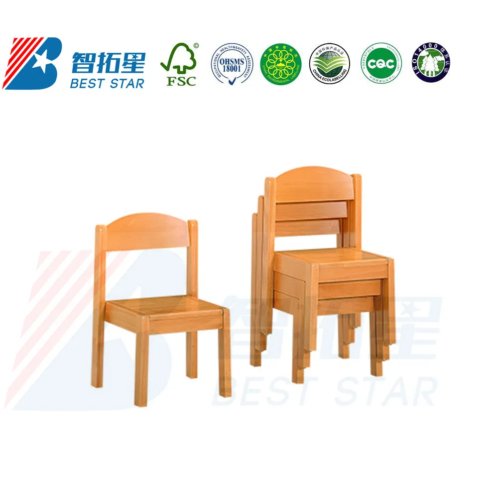 Hot Sales Children Kindergarten Chair, School Classroom Student Study Chair, Preschool Nursery Chair, Kindergarten Kids Wooden Chair