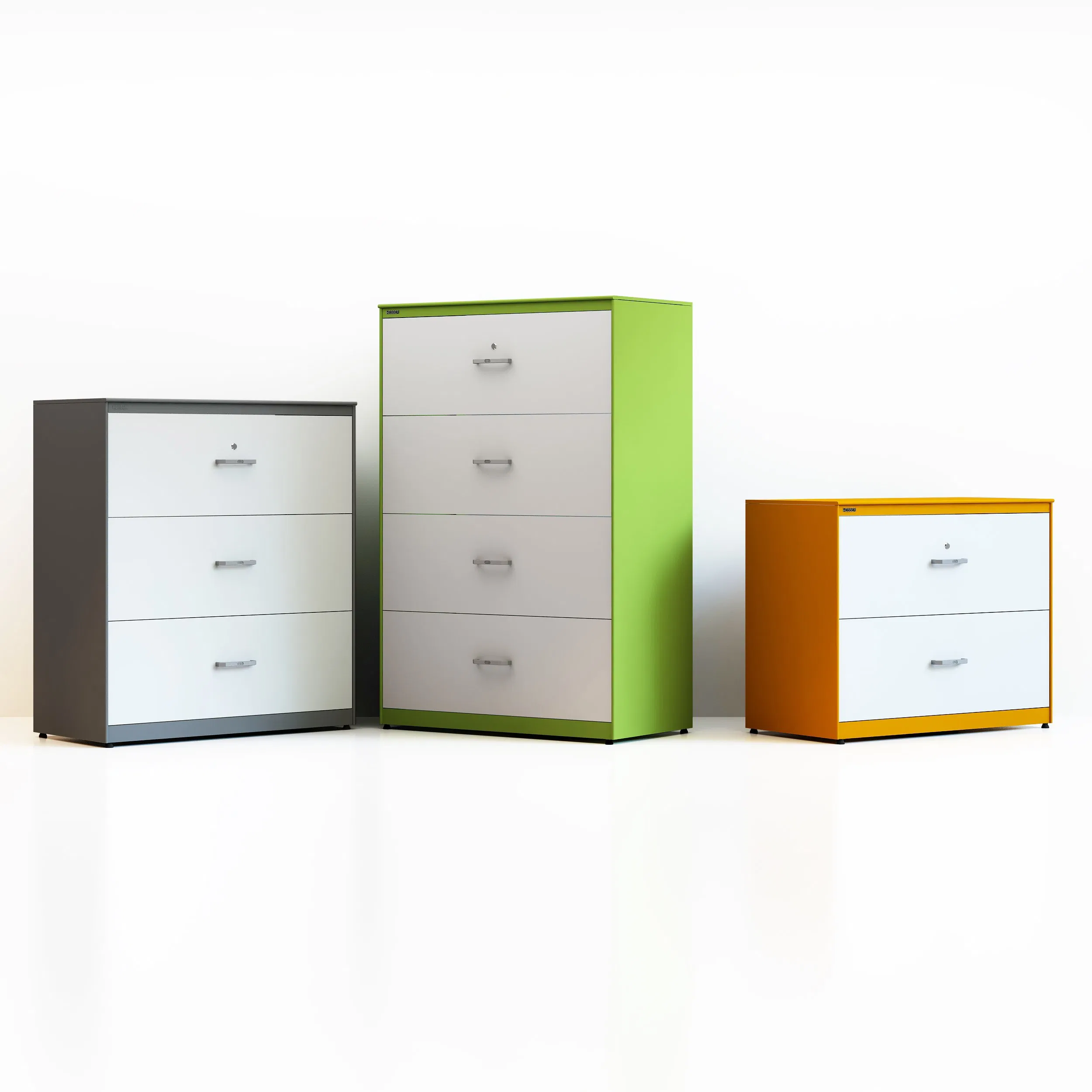 Living Room Push-Pulling Webber High Density Mobile Shelve Office Furniture