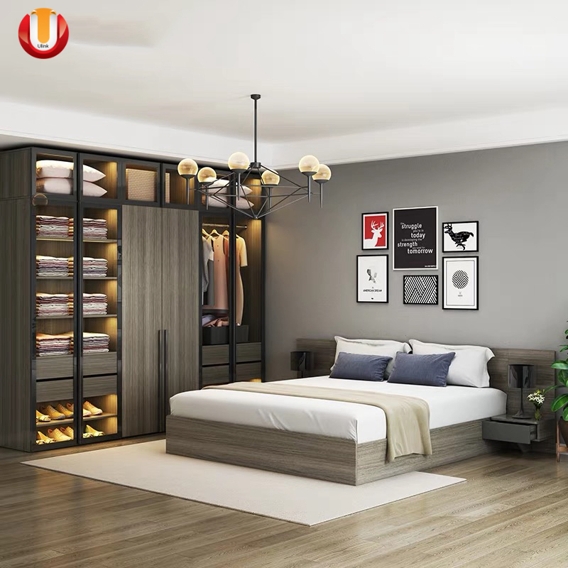 Wholesale Modern Office School Sofa Bedroom Sets Kitchen Apartment Dining Hotel Living Room Wooden Bedroom Home Furniture