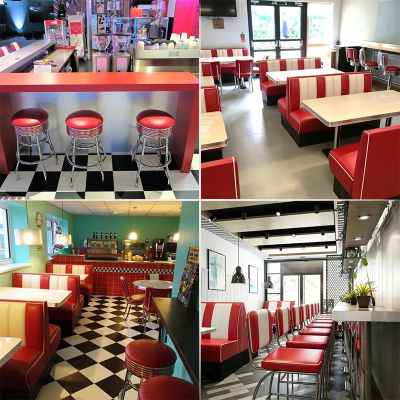Retro 1950s Restaurant Furniture View 3