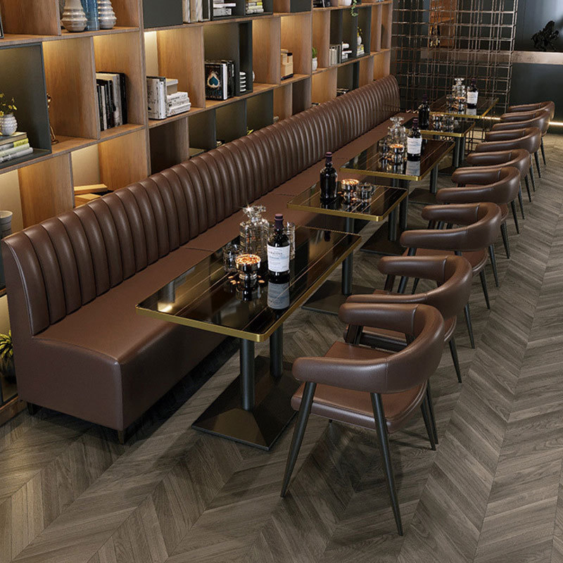 Cafeteria Booth Seating Sofa Cafe Table and Chair Dining Restaurant Furniture