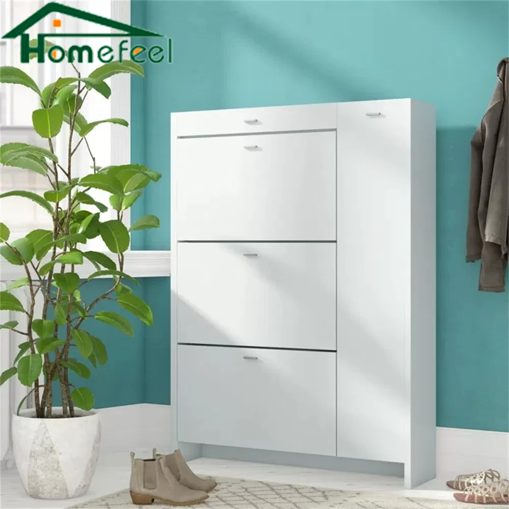 2025 New Entryway Large Capacity Modern 3 Layer Storage Hallway Shoe Cabinet