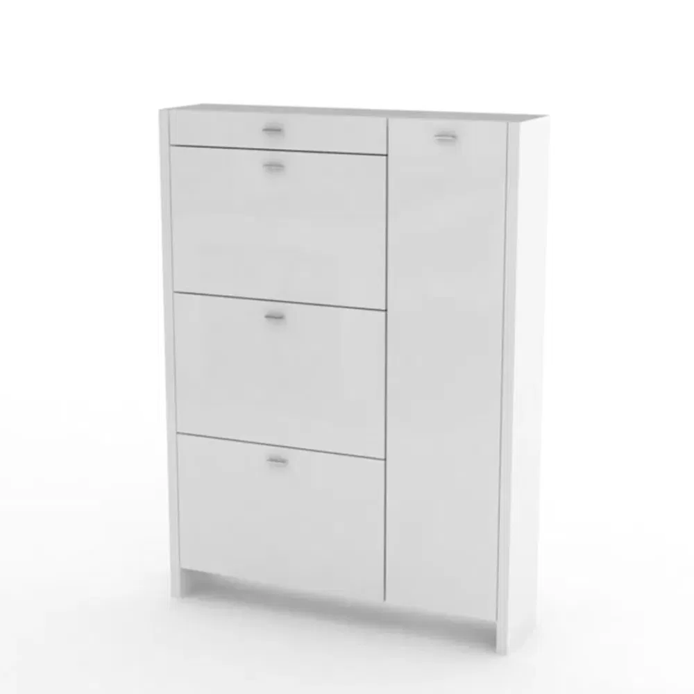 2025 New Entryway Large Capacity Modern 3 Layer Storage Hallway Shoe Cabinet