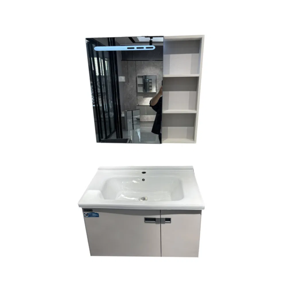 Sk-601 Deformation Resistant High Storage Capacity Wall-Mounted Floating Bathroom Vanity