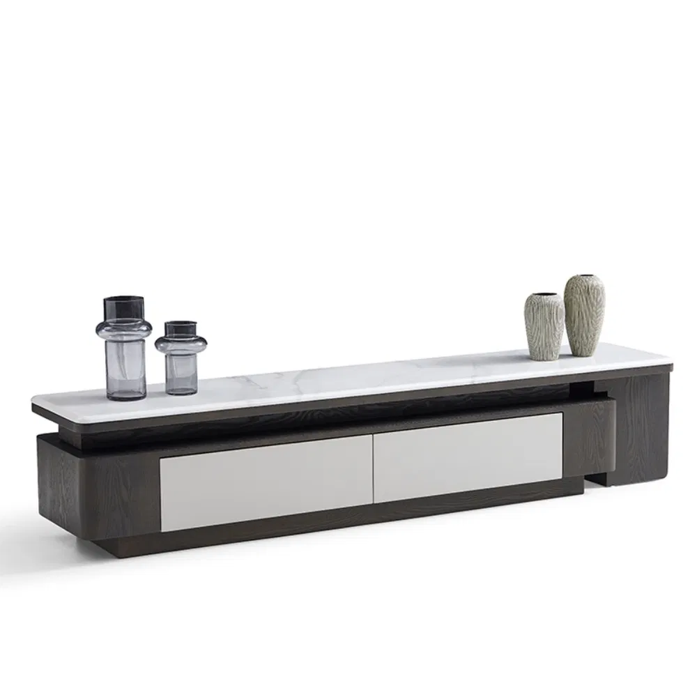 High-End Texture Eco-Friendly Modern Home Storage TV Cabinet Furniture