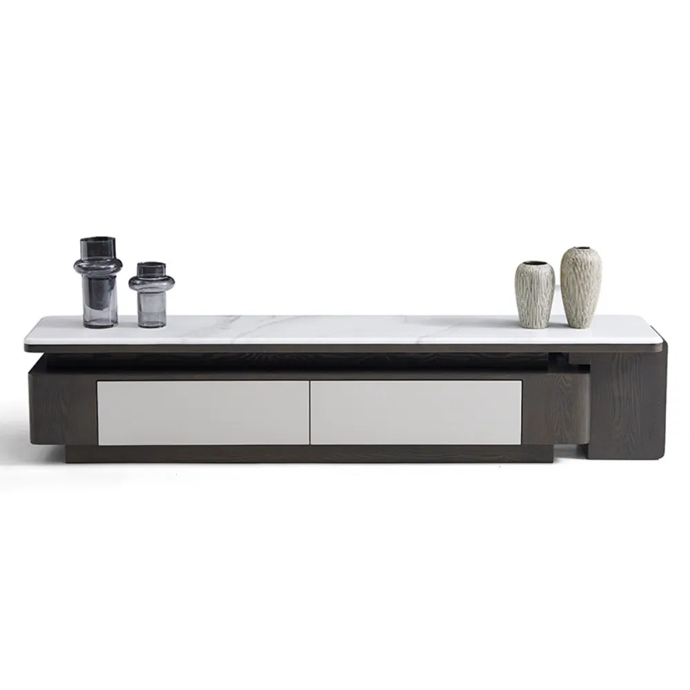 High-End Texture Eco-Friendly Modern Home Storage TV Cabinet Furniture