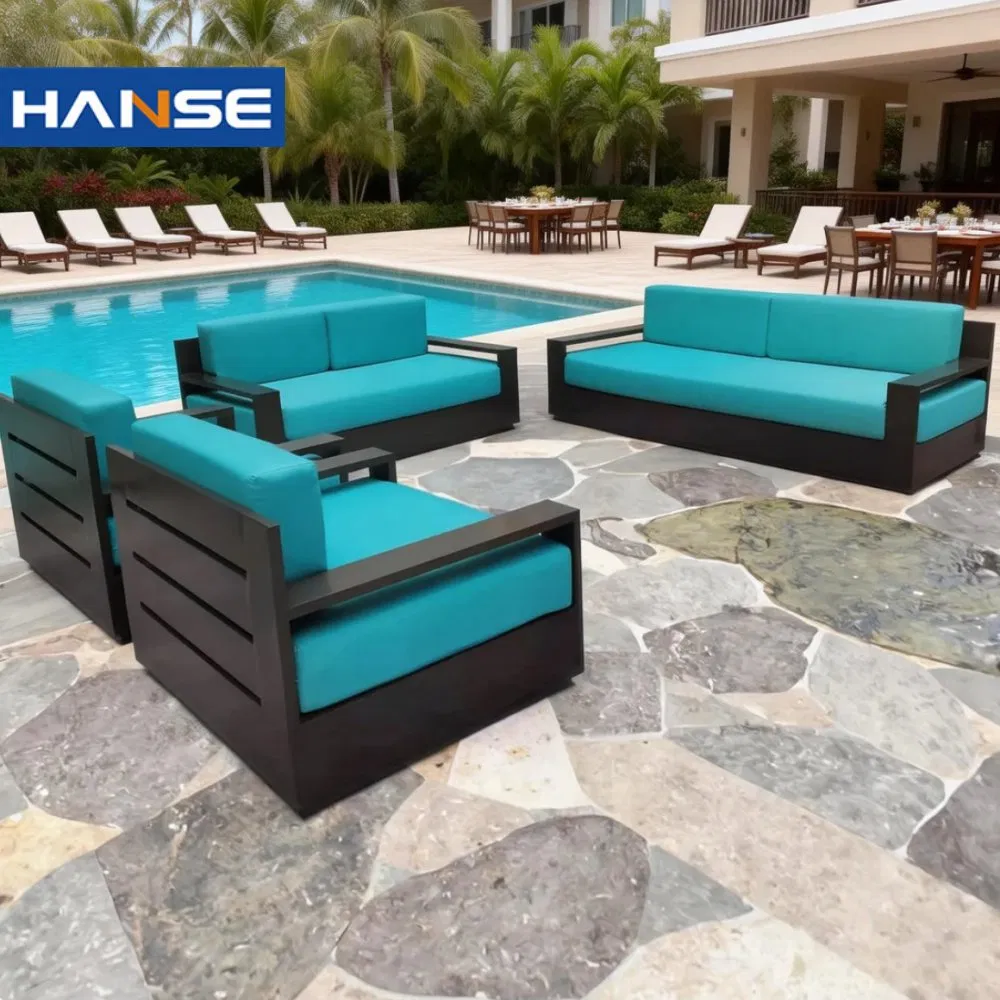 Factory Wholesale Aluminum Garden Set Patio Furniture Outdoor Sofa