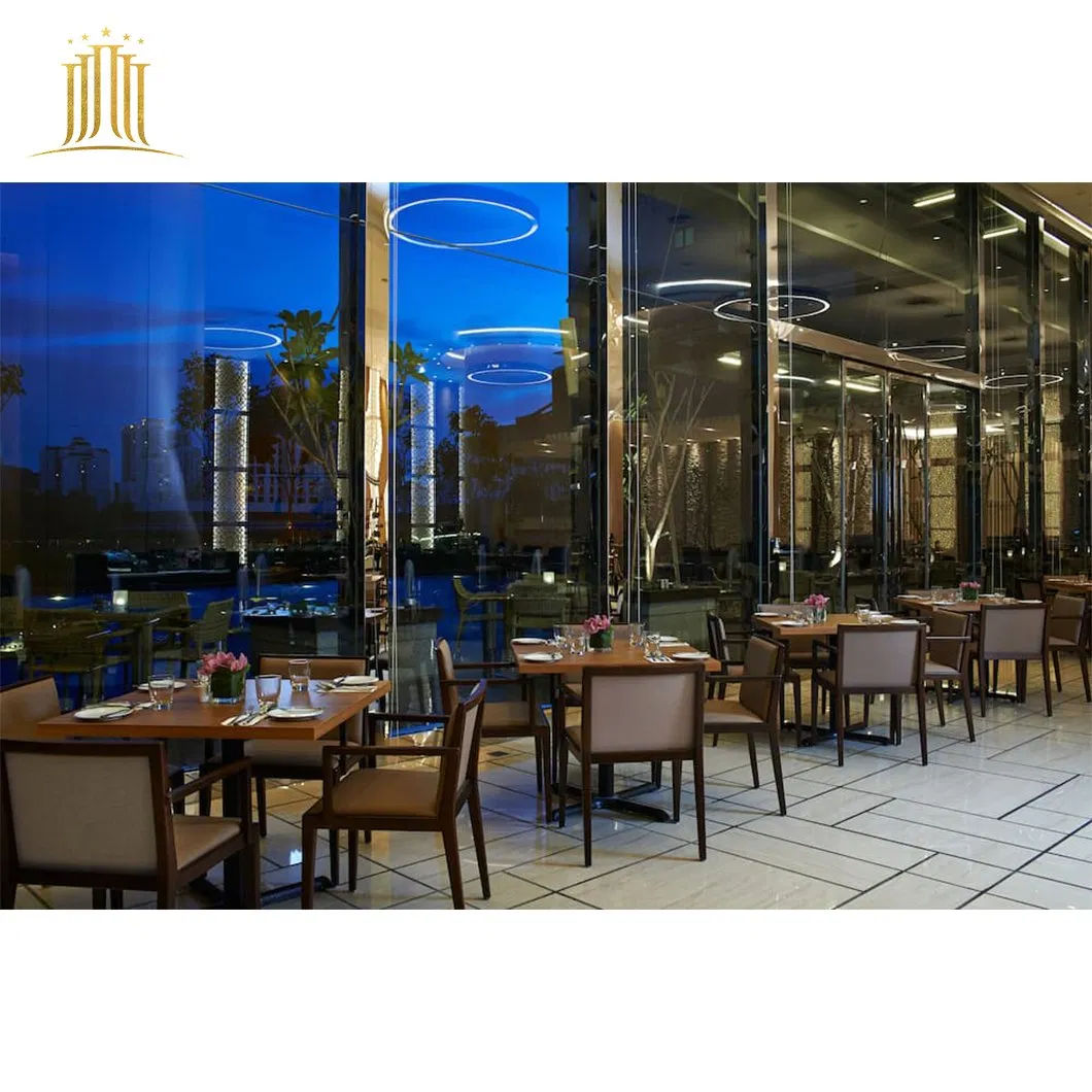 Modern Hotel Restaurant Furniture Booth Seats Cafeteria Sofa Cafe Table and Chairs Set
