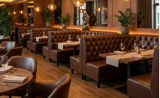 Restaurant booth seating