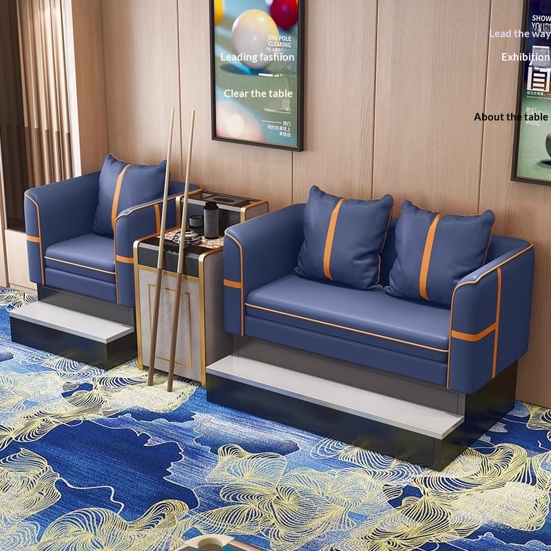 High End Billiard Room, bar Furniture, Modern Wooden Game Specific Viewing, Leisure Club, Sofa Chairs