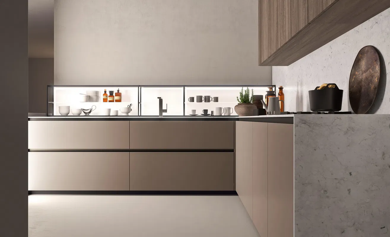 New Style Modern Custom Cabinet Kitchen Wooden Furniture From China Factory