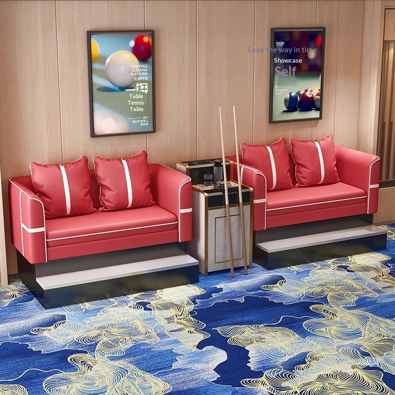 High End Billiard Room, bar Furniture, Modern Wooden Game Specific Viewing, Leisure Club, Sofa Chairs