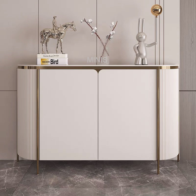 Bedroom/Living Room Buffet Entryway Hallway Side Storage Table White Sideboard