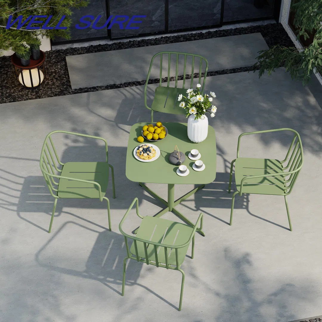 Patio Furniture for Garden Outdoor Restaurant Dining with Commercial Grade Aluminum and Waterproof