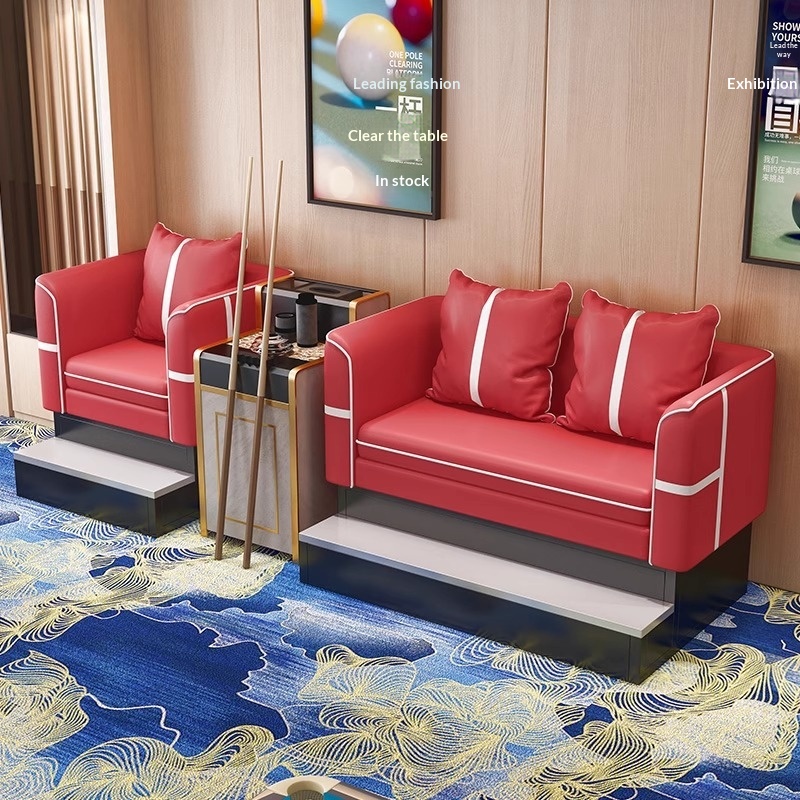 High End Billiard Room, bar Furniture, Modern Wooden Game Specific Viewing, Leisure Club, Sofa Chairs