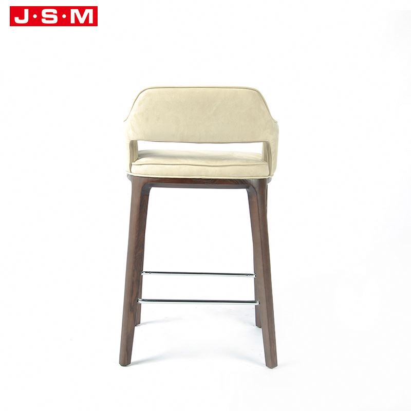 Modern Hotels Furniture Gamer Wooden Velvet Home Singer Snack Chair Bar Stool