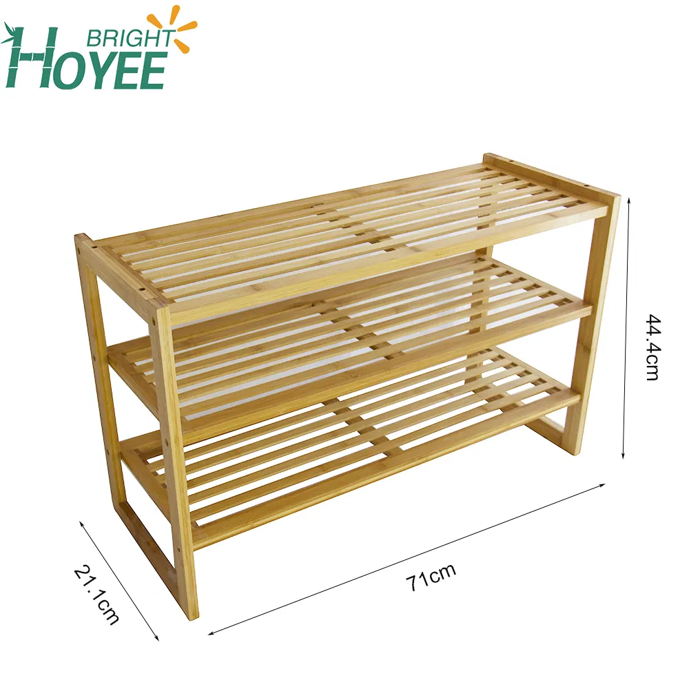 Bamboo Shoe Rack View 5