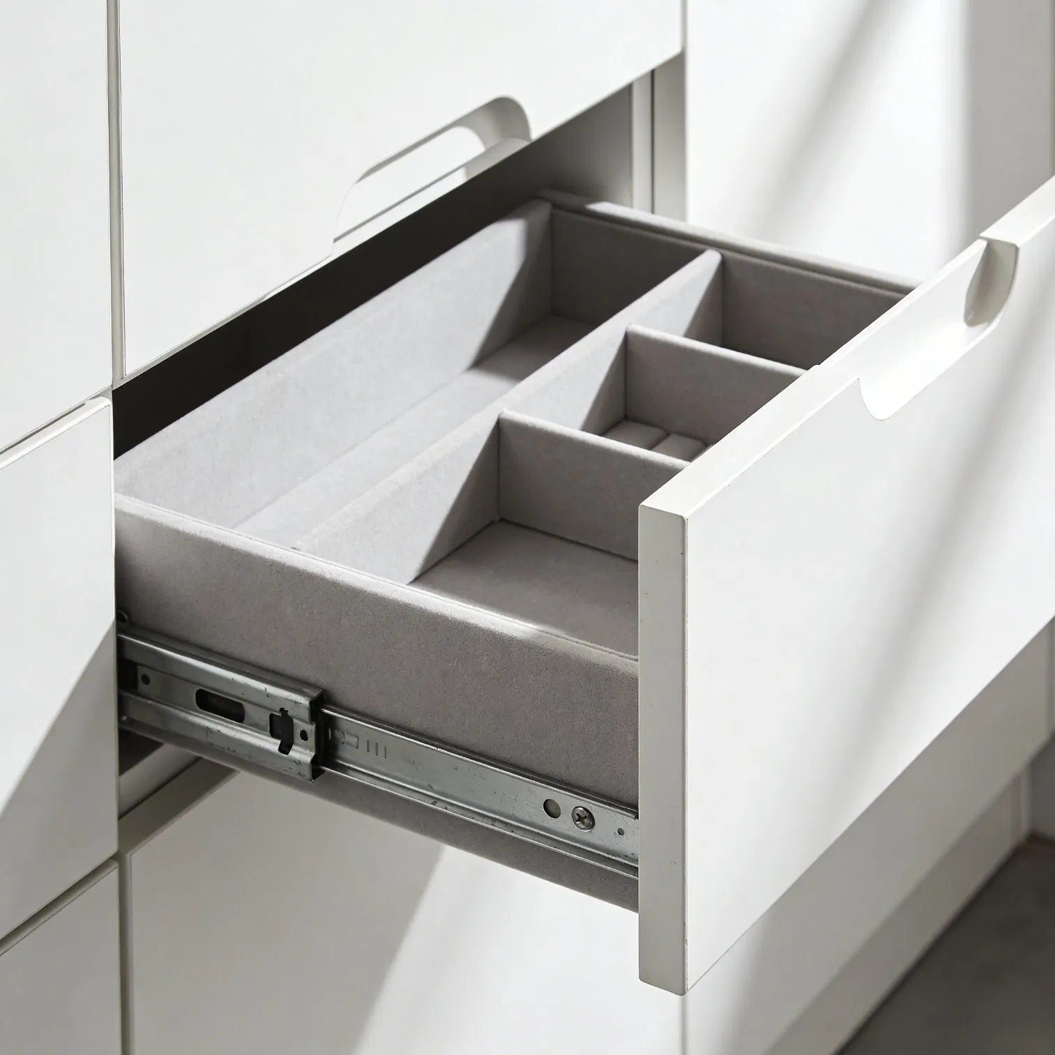 Modern Modular Entryway Cabinet with Adjustable Shelves and Hanging Storage for Hallway