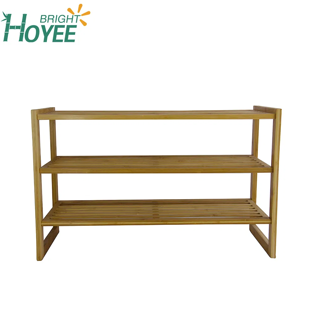 Bamboo Shoe Rack View 4