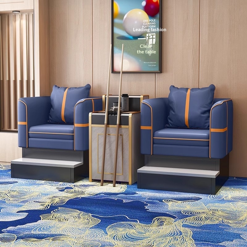 High End Billiard Room, bar Furniture, Modern Wooden Game Specific Viewing, Leisure Club, Sofa Chairs