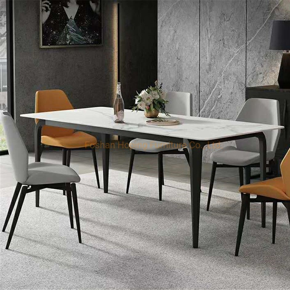Modern Stylish 4 Person Seating Western Restaurant Furniture for Cafe Bar Milk Shop Wedding Infinity Leather Hotel Banquet Chair for Hire Living Room Chairs