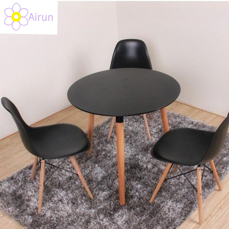 Modern Nordic Design Dining Room Furniture Wood Dining Table Set for Home Apartment Restaurant