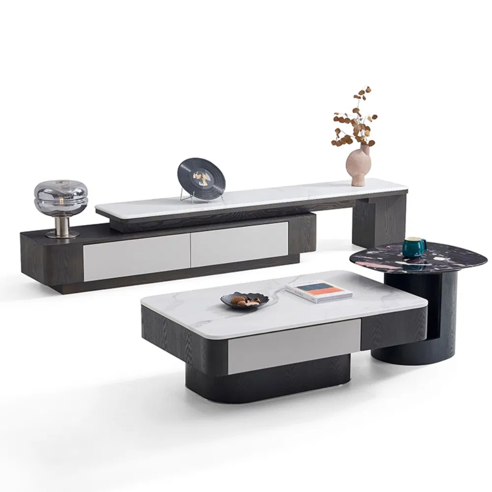 High-End Texture Eco-Friendly Modern Home Storage TV Cabinet Furniture