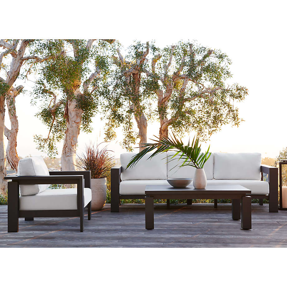 Aluminum Garden Couch Patio Courtyard Lounge Leisure Sofa Outdoor Furniture